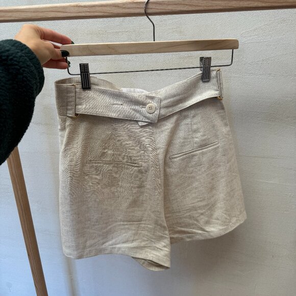 JACQUEMUS Beige Les Classiques 'Le Short Bari' Shorts Size 26 US - Picture 2 of 8